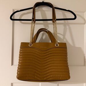 Rebecca Minkoff Brown Quilted Shoulder Bag